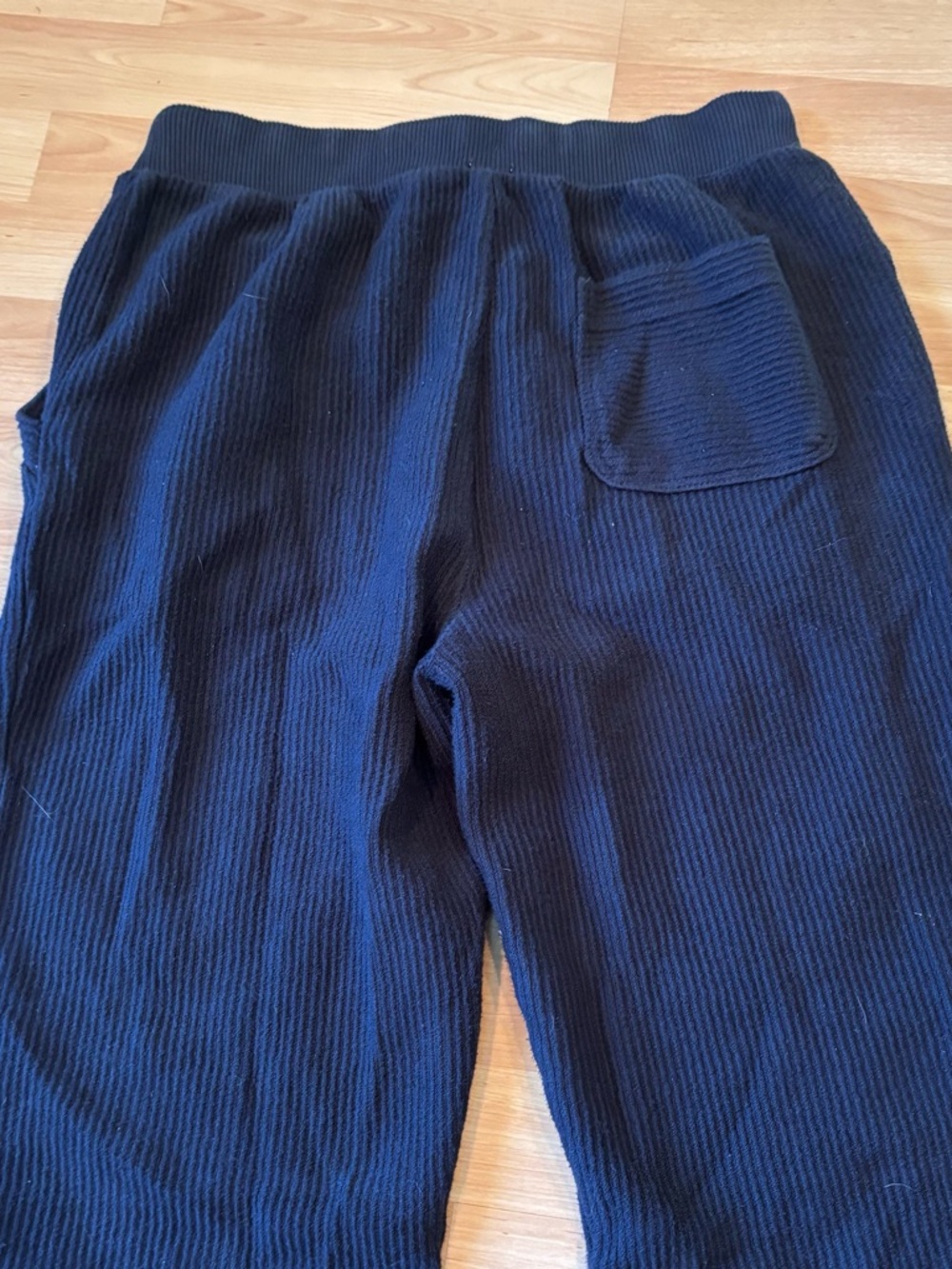 aerie Black‎ Ribbed Jogger Pants - Picture 5 of 5